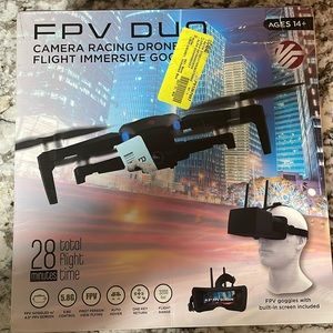 Fpv duo camera racing drone